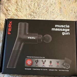 FitRx Black Muscle Massage Gun